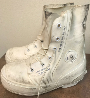 USED White Mickey Mouse or Bunny Boot With Valve - Army Surplus