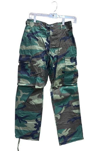 Military Issue Woodland BDU Ripstop Pants XS-XS - Army Surplus ...