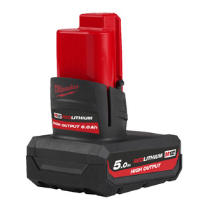 M12 HB5.0 M12 5.0Ah REDLITHIUM-ION HIGH OUTPUT Battery M12 HB5.0 M12 5.0Ah REDLITHIUM-ION HIGH OUTPUT Battery