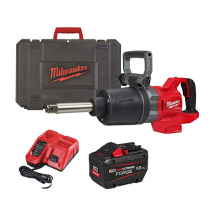 MILWAUKEE M18ONEFHIWF1D-121C 18V 1" Impact Wrench 1x12.0Ah Forge Battery | Buy Online at Munsterauto.ie MILWAUKEE M18ONEFHIWF1D-121C 18V 1" Impact Wrench 1x12.0Ah Forge Battery | Buy Online at Munsterauto.ie