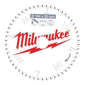MILWAUKEE 4932471299 184mm x 30mm x 54 Tooth Circular Saw Blade | Buy Online at Munsterauto.ie MILWAUKEE 4932471299 184mm x 30mm x 54 Tooth Circular Saw Blade | Buy Online at Munsterauto.ie