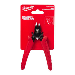 Milwaukee 4932499024 Mini Flush Cutters Thin wires and cable ties | Buy Online at Munsterauto.ie