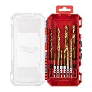 Milwaukee Shockwave Impact Rated HSS-G 10 Piece Hex Shank Drill Bit Set | Buy Online at Munsterauto.ie Milwaukee Shockwave Impact Rated HSS-G 10 Piece Hex Shank Drill Bit Set | Buy Online at Munsterauto.ie