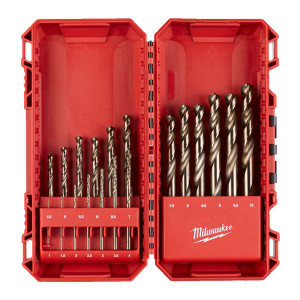 MILWAUKEE Shockwave Red Cobalt HSS-G Metal Drill Bit Set 19 Pieces | Buy Online at Munsterauto.ie MILWAUKEE Shockwave Red Cobalt HSS-G Metal Drill Bit Set 19 Pieces | Buy Online at Munsterauto.ie