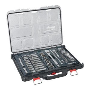 Milwaukee PACKOUT 1/4? & 1/2? Socket Set 63pcs | Buy Online at Munsterauto.ie