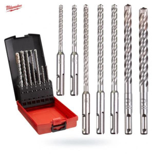 Milwaukee 4932478626 SDS+ MX4 Set 7pcs | Buy Online at Munsterauto.ie Milwaukee 4932478626 SDS+ MX4 Set 7pcs | Buy Online at Munsterauto.ie