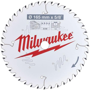 Milwaukee 4932471312 165mm x 15.87mm Circular Saw Blade | Buy Online at Munsterauto.ie Milwaukee 4932471312 165mm x 15.87mm Circular Saw Blade | Buy Online at Munsterauto.ie