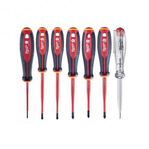 MILWAUKEE 4932478738 Tri-Lobe VDE Screwdriver Set 7 Pieces | Buy Online at Munsterauto.ie MILWAUKEE 4932478738 Tri-Lobe VDE Screwdriver Set 7 Pieces | Buy Online at Munsterauto.ie
