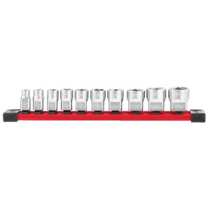 MILWAUKEE 4932492508 10pc 3/8" Drive SAE Chrome Socket Set | Buy Online at Munsterauto.ie MILWAUKEE 4932492508 10pc 3/8" Drive SAE Chrome Socket Set | Buy Online at Munsterauto.ie