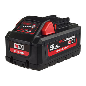 M18HB5.5 M18 5.5Ah REDLITHIUM-ION HIGH OUTPUT Battery M18HB5.5 M18 5.5Ah REDLITHIUM-ION HIGH OUTPUT Battery