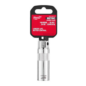 Milwaukee 4932480675 3/8'' Drive 16mm Spark Plug Socket | Buy Online at Munsterauto.ie Milwaukee 4932480675 3/8'' Drive 16mm Spark Plug Socket | Buy Online at Munsterauto.ie