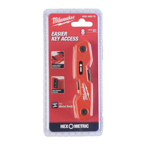 MILWAUKEE 4932480978 Metric Folding Hex Key Set 8 Piece | Buy Online at Munsterauto.ie MILWAUKEE 4932480978 Metric Folding Hex Key Set 8 Piece | Buy Online at Munsterauto.ie