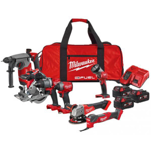 MILWAUKEE M18FPP7A3-503B 7 Piece POWER PACK (3x5Ah) | Buy Online at Munsterauto.ie MILWAUKEE M18FPP7A3-503B 7 Piece POWER PACK (3x5Ah) | Buy Online at Munsterauto.ie