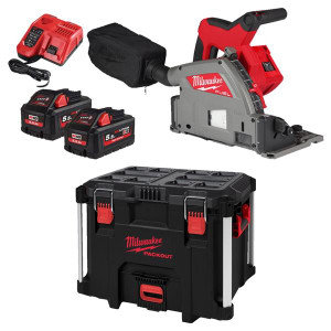 MILWAUKEE M18FPS55-552P Fuel 55mm Plunge Saw (2x5.5Ah) | Buy Online at Munsterauto.ie MILWAUKEE M18FPS55-552P Fuel 55mm Plunge Saw (2x5.5Ah) | Buy Online at Munsterauto.ie