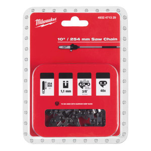 Milwaukee 4932471329 3/8x254x1.1 Saw Chain 1pc | Buy Online at Munsterauto.ie Milwaukee 4932471329 3/8x254x1.1 Saw Chain 1pc | Buy Online at Munsterauto.ie