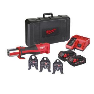Milwaukee M18 FORCE LOGIC Brushless Presstool 2x2.0Ah 2pc | Buy Online at Munsterauto.ie Milwaukee M18 FORCE LOGIC Brushless Presstool 2x2.0Ah 2pc | Buy Online at Munsterauto.ie