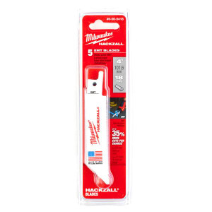 MILWAUKEE 49005418 100mm x 18tpi Hackzall Blades 5pc | Buy Online at Munsterauto.ie MILWAUKEE 49005418 100mm x 18tpi Hackzall Blades 5pc | Buy Online at Munsterauto.ie