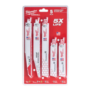 MILWAUKEE 49222205 5 Piece Sawzall Blade Set | Buy Online at Munsterauto.ie MILWAUKEE 49222205 5 Piece Sawzall Blade Set | Buy Online at Munsterauto.ie