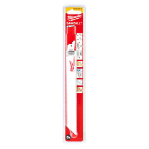 Milwaukee 48005293 200mm x 10/14tpi Sawzall Blades 5pc | Buy Online at Munsterauto.ie Milwaukee 48005293 200mm x 10/14tpi Sawzall Blades 5pc | Buy Online at Munsterauto.ie