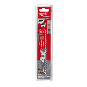 MILWAUKEE 48005221 150mm x 5tpi Carbide Sawzall Blade 1pc | Buy Online at Munsterauto.ie MILWAUKEE 48005221 150mm x 5tpi Carbide Sawzall Blade 1pc | Buy Online at Munsterauto.ie