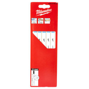 MILWAUKEE Universal Jigsaw Blade T718AF 5 Pack | Buy Online at Munsterauto.ie MILWAUKEE Universal Jigsaw Blade T718AF 5 Pack | Buy Online at Munsterauto.ie
