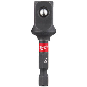 MILWAUKEE 4932478803 1/4" Hex to 1/2" Square Adaptor | Buy Online at Munsterauto.ie MILWAUKEE 4932478803 1/4" Hex to 1/2" Square Adaptor | Buy Online at Munsterauto.ie