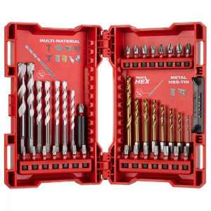 MILWAUKEE SHOCKWAVE Drill & Drive 39 pcs Bit Set | Buy Online at Munsterauto.ie MILWAUKEE SHOCKWAVE Drill & Drive 39 pcs Bit Set | Buy Online at Munsterauto.ie