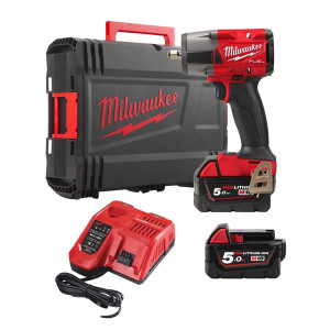 Milwaukee M18FMTIW2F38-502X 3/8" Mid Torque Wrench 2x 5.0Ah | Buy Online at Munsterauto.ie Milwaukee M18FMTIW2F38-502X 3/8" Mid Torque Wrench 2x 5.0Ah | Buy Online at Munsterauto.ie