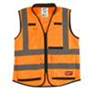 MILWAUKEE Prem. Hi-Visibility Vest Orange 2XL/3XL | Buy Online at Munsterauto.ie MILWAUKEE Prem. Hi-Visibility Vest Orange 2XL/3XL | Buy Online at Munsterauto.ie
