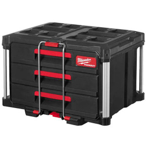 MILWAUKEE PACKOUT 3 Drawer Tool Box | Buy Online at Munsterauto.ie MILWAUKEE PACKOUT 3 Drawer Tool Box | Buy Online at Munsterauto.ie