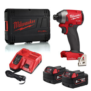 MILWAUKEE M18ONEID2-502X Impact Driver 2x5Ah 2pc | Buy Online at Munsterauto.ie MILWAUKEE M18ONEID2-502X Impact Driver 2x5Ah 2pc | Buy Online at Munsterauto.ie