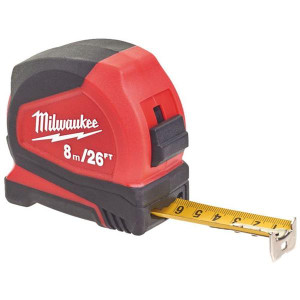 MILWAUKEE 4932459596 8M/26ft Tape Measure | Buy Online at Munsterauto.ie MILWAUKEE 4932459596 8M/26ft Tape Measure | Buy Online at Munsterauto.ie