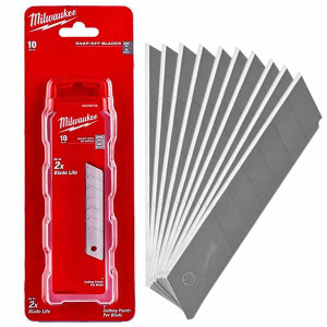 MILWAUKEE 4932480108 Snap Knife Blades 25mm 10 Pack | Buy Online at Munsterauto.ie MILWAUKEE 4932480108 Snap Knife Blades 25mm 10 Pack | Buy Online at Munsterauto.ie