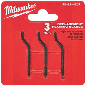 MILWAUKEE 48224257 Reaming Blades 3 Pack | Buy Online at Munsterauto.ie MILWAUKEE 48224257 Reaming Blades 3 Pack | Buy Online at Munsterauto.ie
