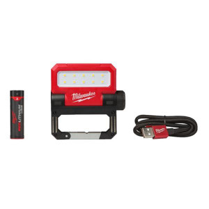 MILWAUKEE L4FFL-201 USB Folding Flood Light Kit | Buy Online at Munsterauto.ie MILWAUKEE L4FFL-201 USB Folding Flood Light Kit | Buy Online at Munsterauto.ie