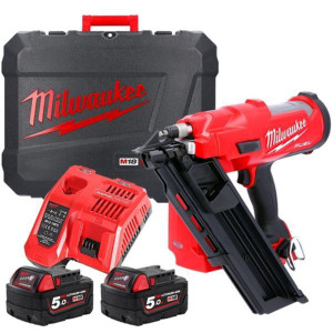 Milwaukee M18 FUEL Cordless Framing Nailer 2x5Ah 2pc | Buy Online at Munsterauto.ie Milwaukee M18 FUEL Cordless Framing Nailer 2x5Ah 2pc | Buy Online at Munsterauto.ie
