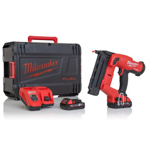 MILWAUKEE M18 FUEL 18G Finish Nailer 2x2Ah | Buy Online at Munsterauto.ie MILWAUKEE M18 FUEL 18G Finish Nailer 2x2Ah | Buy Online at Munsterauto.ie
