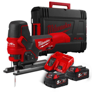MILWAUKEE M18FBJS-502X Jigsaw 2x5Ah 2pc | Buy Online at Munsterauto.ie MILWAUKEE M18FBJS-502X Jigsaw 2x5Ah 2pc | Buy Online at Munsterauto.ie