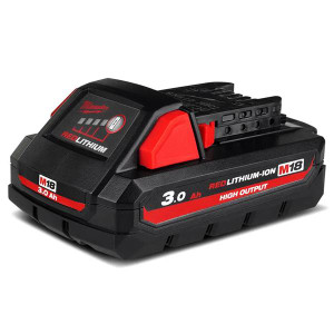 Milwaukee M18 HB3 3.0Ah Li Ion Battery | Buy Online at Munsterauto.ie Milwaukee M18 HB3 3.0Ah Li Ion Battery | Buy Online at Munsterauto.ie