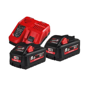 MILWAUKEE M18 HNRG-802 8.0Ah Battery Twin Pack | Buy Online at Munsterauto.ie MILWAUKEE M18 HNRG-802 8.0Ah Battery Twin Pack | Buy Online at Munsterauto.ie