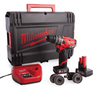 MILWAUKEE M12FPDXKIT-602X 12V FUEL 4 In 1 Combi Drill (2x6Ah) | Buy Online at Munsterauto.ie MILWAUKEE M12FPDXKIT-602X 12V FUEL 4 In 1 Combi Drill (2x6Ah) | Buy Online at Munsterauto.ie