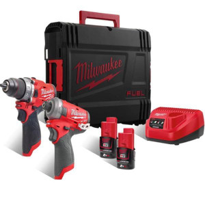 Milwaukee M12FPP2AQ-202X 12V FUEL Combi Drill 2x2Ah | Buy Online at Munsterauto.ie Milwaukee M12FPP2AQ-202X 12V FUEL Combi Drill 2x2Ah | Buy Online at Munsterauto.ie