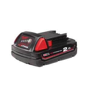 MILWAUKEE M18 B2 18V 2.0Ah Li Ion Battery | Buy Online at Munsterauto.ie MILWAUKEE M18 B2 18V 2.0Ah Li Ion Battery | Buy Online at Munsterauto.ie
