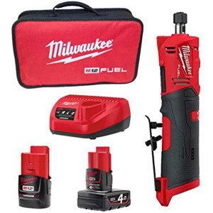 Milwaukee M12FDGS-422B 12V FUEL Straight Die Grinder 2.0Ah + 4.0Ah | Buy Online at Munsterauto.ie Milwaukee M12FDGS-422B 12V FUEL Straight Die Grinder 2.0Ah + 4.0Ah | Buy Online at Munsterauto.ie