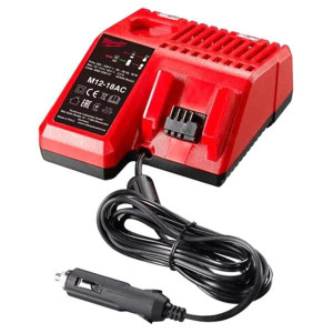 MILWAUKEE M12-18AC 12-18V In Car Charger | Buy Online at Munsterauto.ie