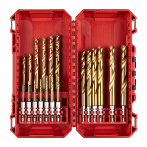 MILWAUKEE M.Drill SWave HSS-G Ti. 19pc Set | Buy Online at Munsterauto.ie MILWAUKEE M.Drill SWave HSS-G Ti. 19pc Set | Buy Online at Munsterauto.ie