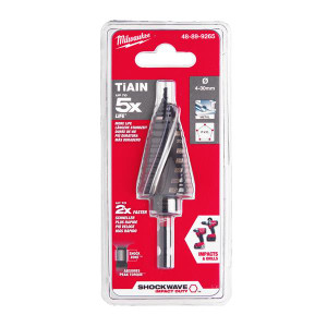 MILWAUKEE Shockwave Impact Duty Step Drill 4-30mm | Buy Online at Munsterauto.ie MILWAUKEE Shockwave Impact Duty Step Drill 4-30mm | Buy Online at Munsterauto.ie