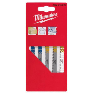 MILWAUKEE Bi-Metal Universal Jigsaw Blade 5 Pack | Buy Online at Munsterauto.ie MILWAUKEE Bi-Metal Universal Jigsaw Blade 5 Pack | Buy Online at Munsterauto.ie