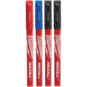 MILWAUKEE INKZALL Ultra Fine Point Coloured Pen Set 4 Pack | Buy Online at Munsterauto.ie MILWAUKEE INKZALL Ultra Fine Point Coloured Pen Set 4 Pack | Buy Online at Munsterauto.ie