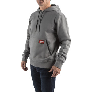 WH MW GR M WORK HOODIE GREY-1P WH MW GR M WORK HOODIE GREY-1P